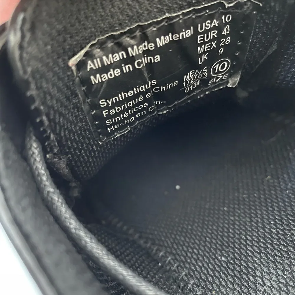 Hunter’s Bay Black Faux Leather Drrss Shoes Size 10 EUC